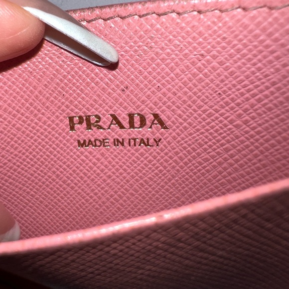 Prada Milano Cardholder Card Case Wallet Pink - Picture 7 of 9